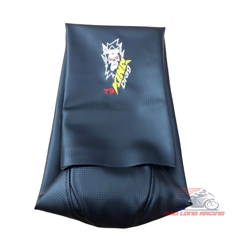 Da yên Kingdrag 3D Thêu chỉ Kiểu Thái màu VÀNG gắn mọi loại xe máy Exciter Winner vario Wave dreamSirius sonic