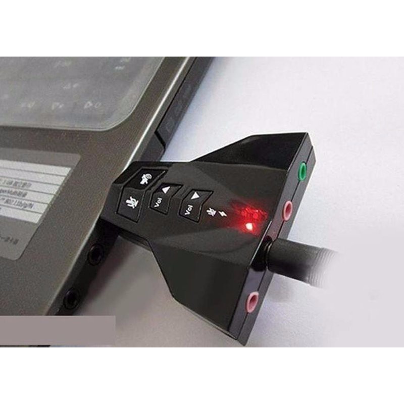 Card âm thanh hình máy bay USB Sound 7.1 | Shopee Việt Nam