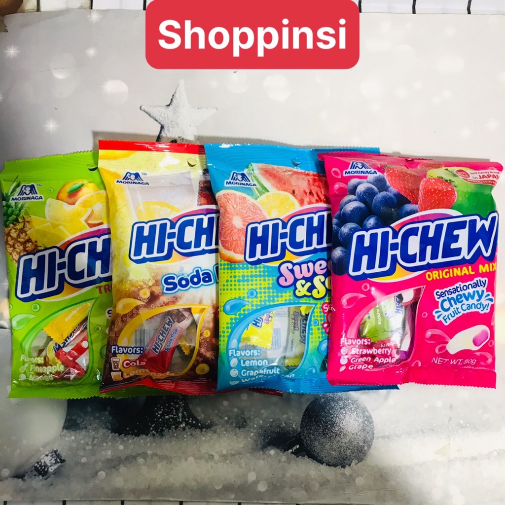 GÓI KẸO DẺO HI CHEW TRÁI CÂY 90G