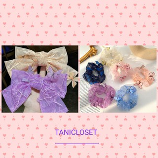 Kẹp tóc vải lưới con bướm 🦋