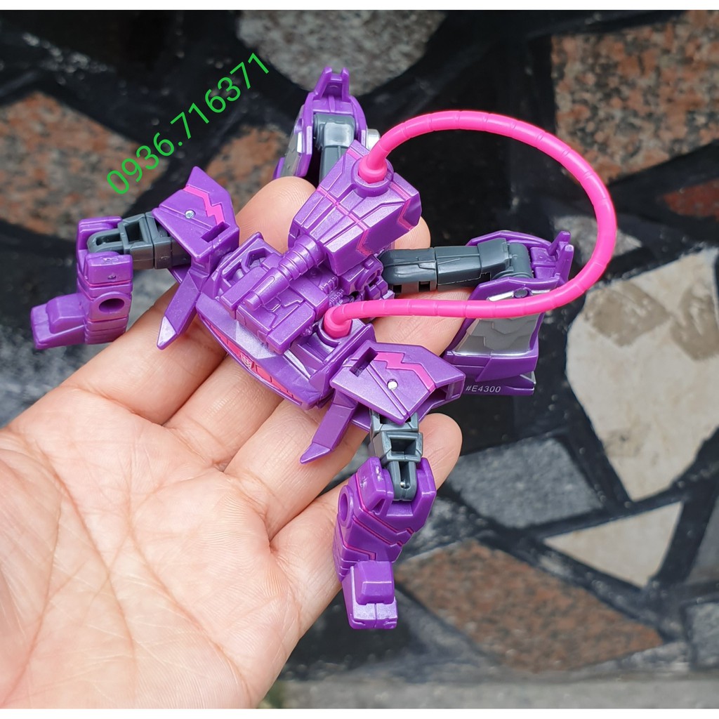 Robot biến hình màu tím nhiều bước Transformers - Hasbro