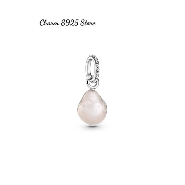charm pan ale treo ngọc màu trắng bạc s925 cao cấp