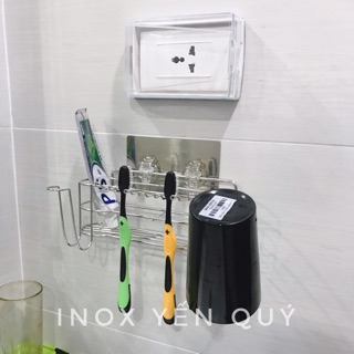 KỆ ĐỰNG BÀN CHẢI ĐÁNH RĂNG DÁN TƯỜNG GS-3014