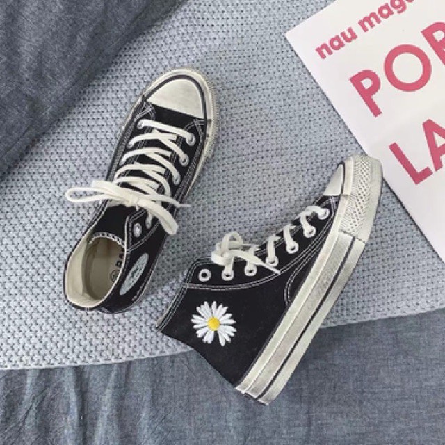 Giày cổ cao hoa cúc đế bẩn | BigBuy360 - bigbuy360.vn