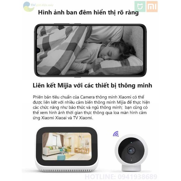 Camera IP thông minh ngoài trời Mi Home Security Xiaomi 1080P Magnetic Mount - Bảo hành 6 tháng - Shop Thế Giới Điện Máy