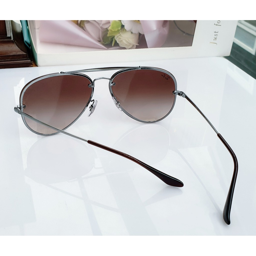 Kính mát chính hãng Rayban Dòng aviator dấu viền cực chất. Form Pilot - unisex nam nữ đeo đều đẹp