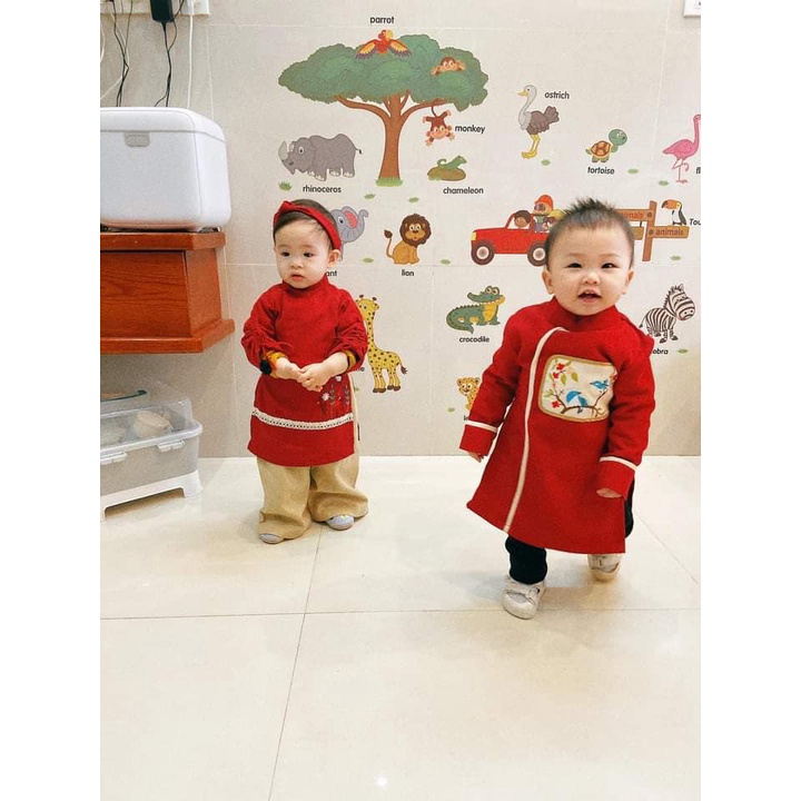 ✔️ Bộ Áo Cách Tân cho bé trai bé gái (8-15kg) 10 tháng - 3 tuổi mới nhất 2022 - Babystore