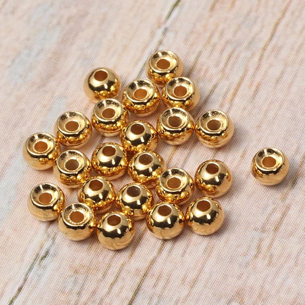 Bộ 25 Hạt Xâu Chuỗi Kích Thước 2mm / 2.5mm / 2.8mm / 3.3mm / 3.5mm