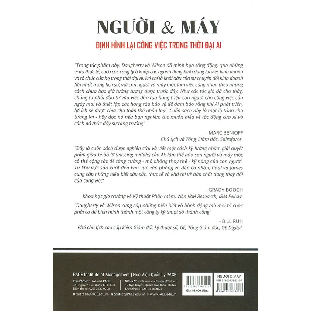 Sách - Người &amp; Máy - Định Hình Lại Công Việc Trong Thời Đại AI