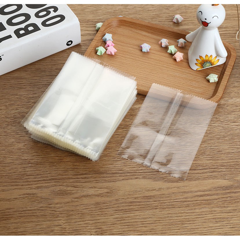 (SỈ) 10000 túi trắng mờ hàn miệng size 5.5x8.5cm