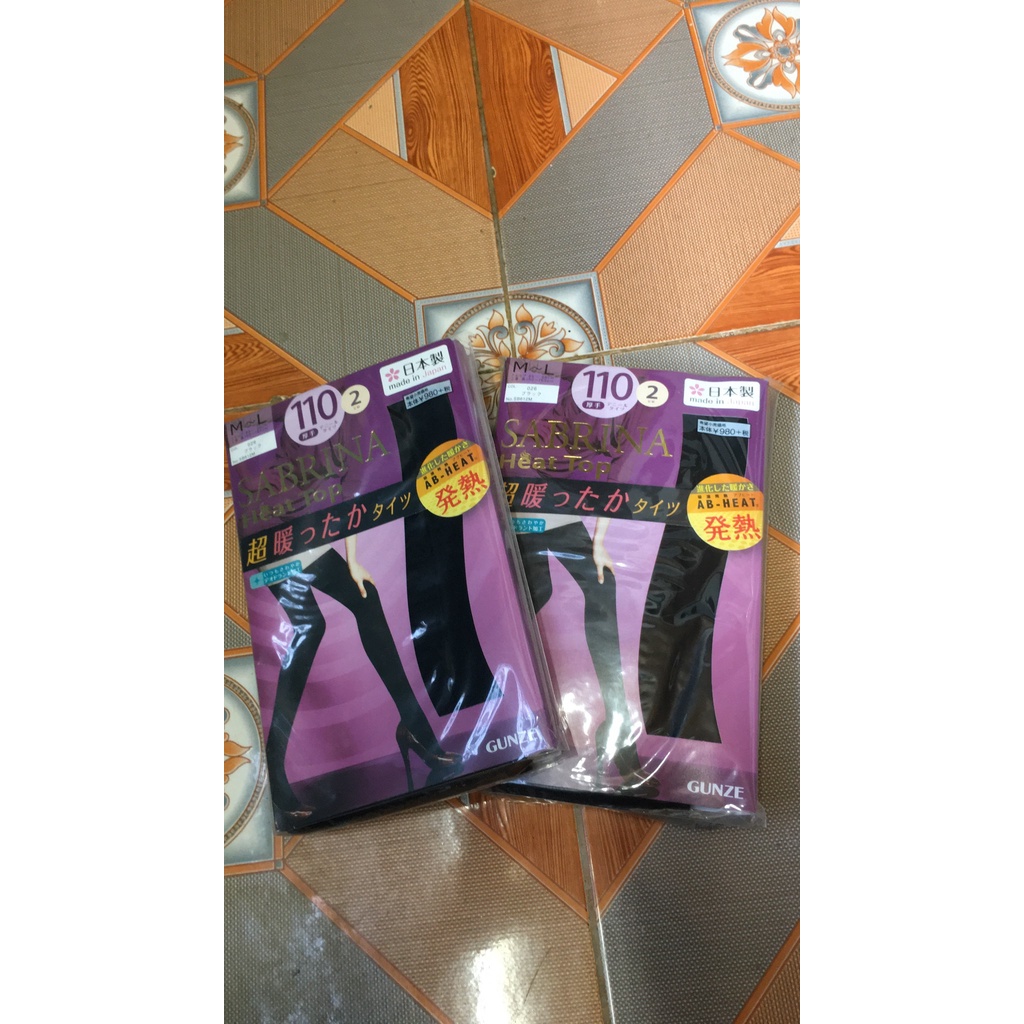 Quần tất sabrina Nhật độ dày 110D Size M_L