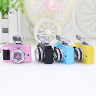Móc khóa hình máy ảnh mini có đèn flash