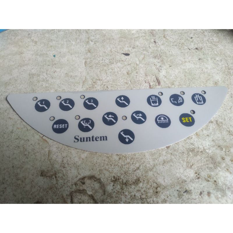 Miếng dán mặt mâm ghế nha khoa Suntem