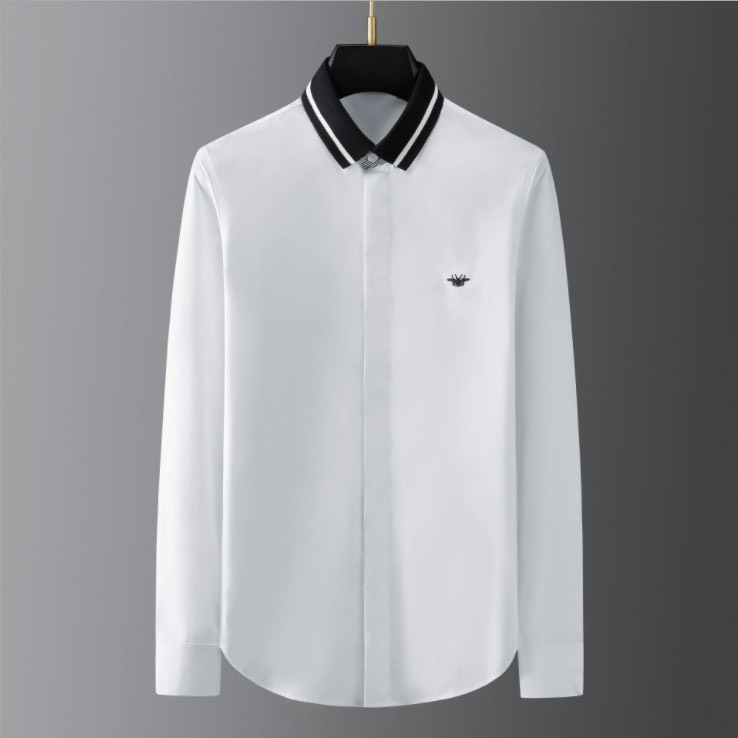 Áo sơ mi nam logo thêu ong vàng, vải chuẩn hàng Shop - ẢNH THẬT