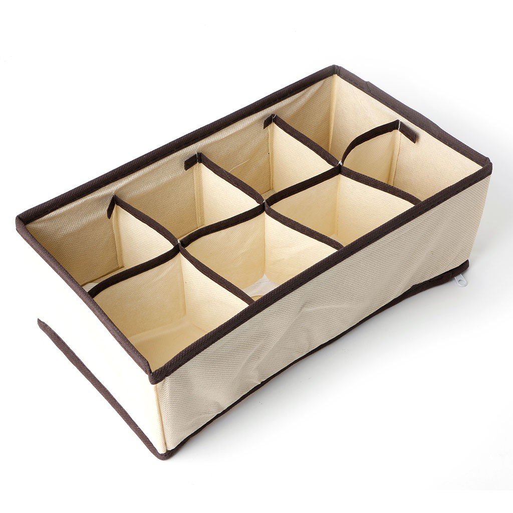 Set 4 hộp đựng nội y/tất chân và trang sức tiện lợi cho tủ ngăn kéo