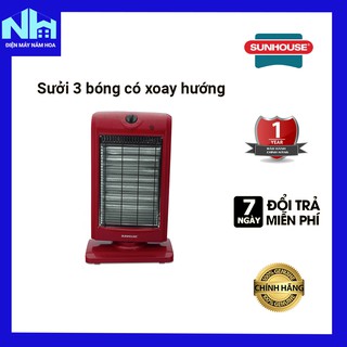 SƯỞI ĐIỆN 3 BÓNG HALOGEN SUNHOUSE SHD7016
