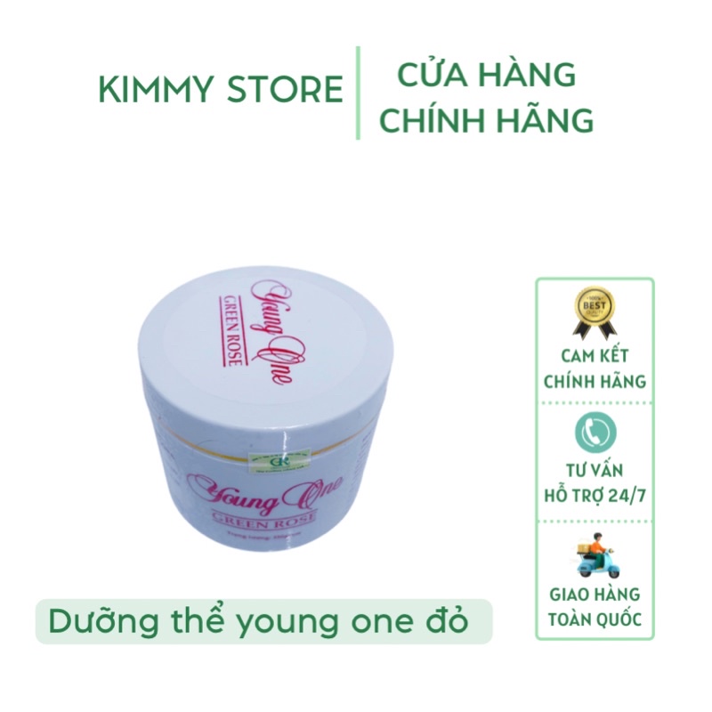 01 Hộp kem dưỡng thể young one Greenrose 250g