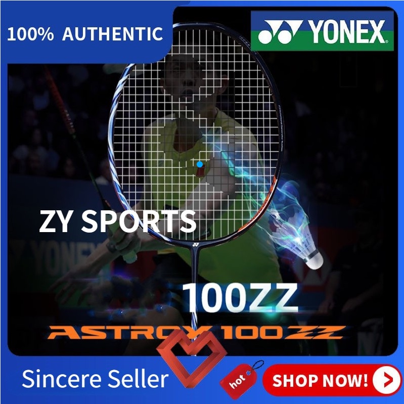 【spot】Vợt cầu lông đơn YONEX ASTROX-100ZZ 4U Half Carbon 26-30Lbs Thích hợp cho đào tạo người chơi chuyên nghiệp