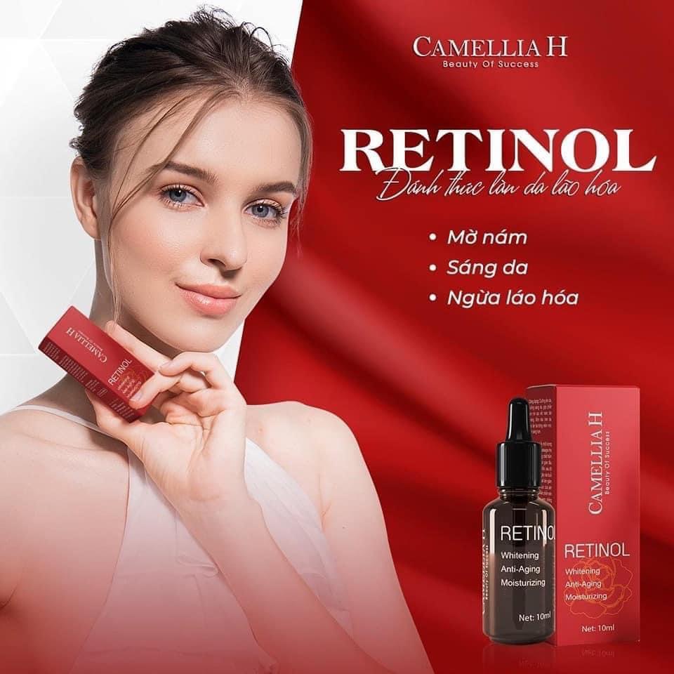 Tinh chất tái dạo da Retinol chính hãng CamelliaH - Siêu phẩm dưỡng da, ngăn chặn dấu hiệu của sự lão hóa