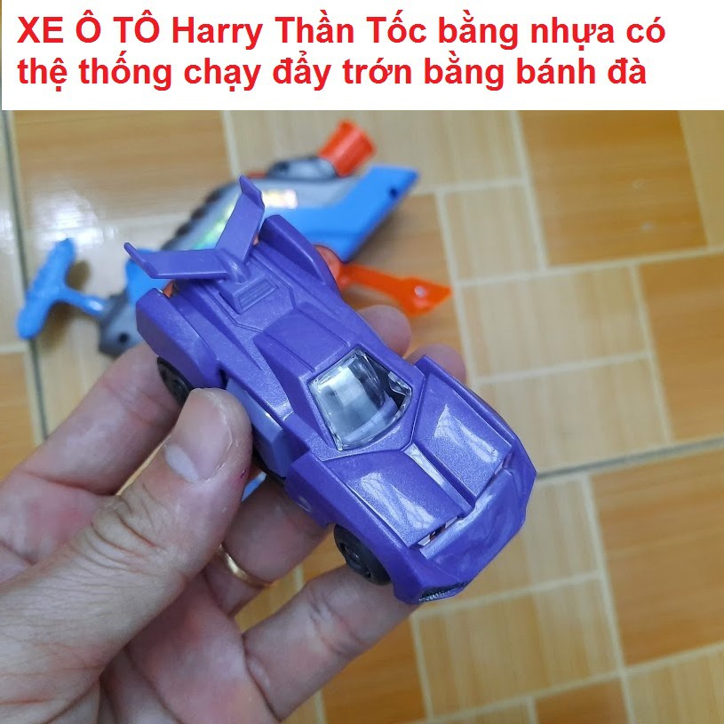 Bộ xe đua và bộ phóng cơ bản Harry Thần Tốc mã 222012 Đồ chơi Tay Đua Siêu Hạng