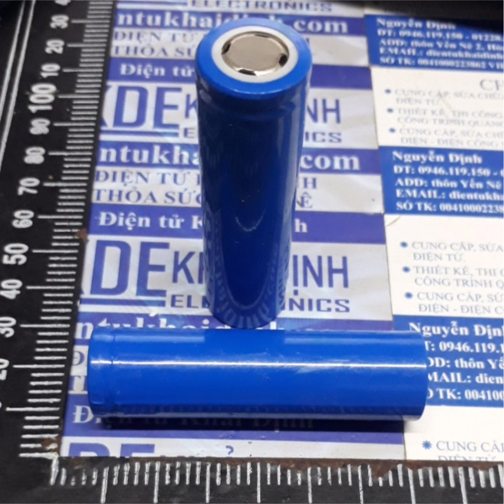 Pin 18650 đường kính 18mm dài 65mm 3.7V 1200mAh kde5011