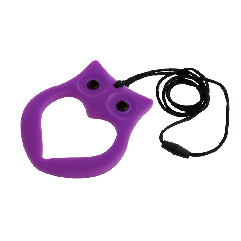 Đồ Chơi Ngậm Nướu Hình Cú Mèo Bằng Silicone Dành Cho Trẻ Em