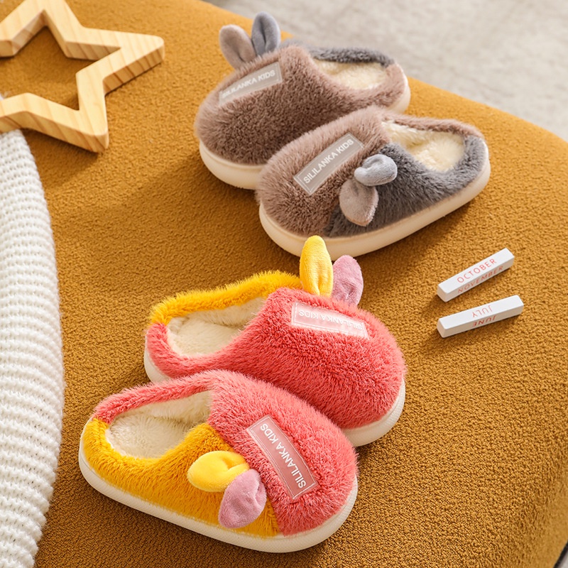 (TH35) Dép Bông Cho Bé, Dép Bông Trẻ Em Xinh Xắn