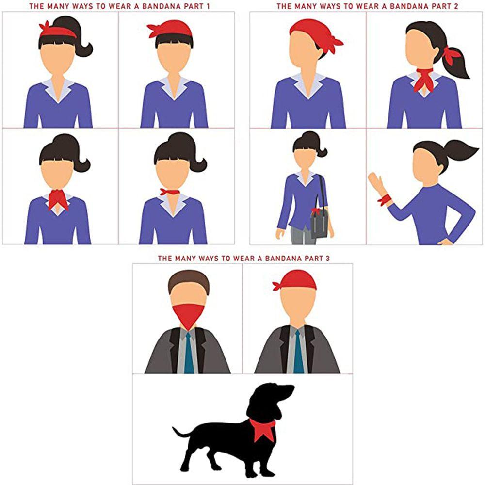 MYRONGVN Khăn Bandana 22 Inch Đeo Cổ Tay Chuyên Dụng Cho Người Chơi Thể Thao