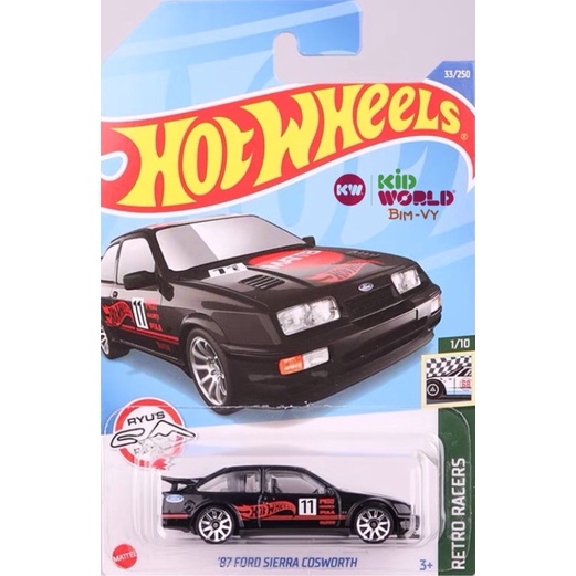 Xe mô hình Hot Wheels basic '87 Ford Sierra Cosworth HCT21.