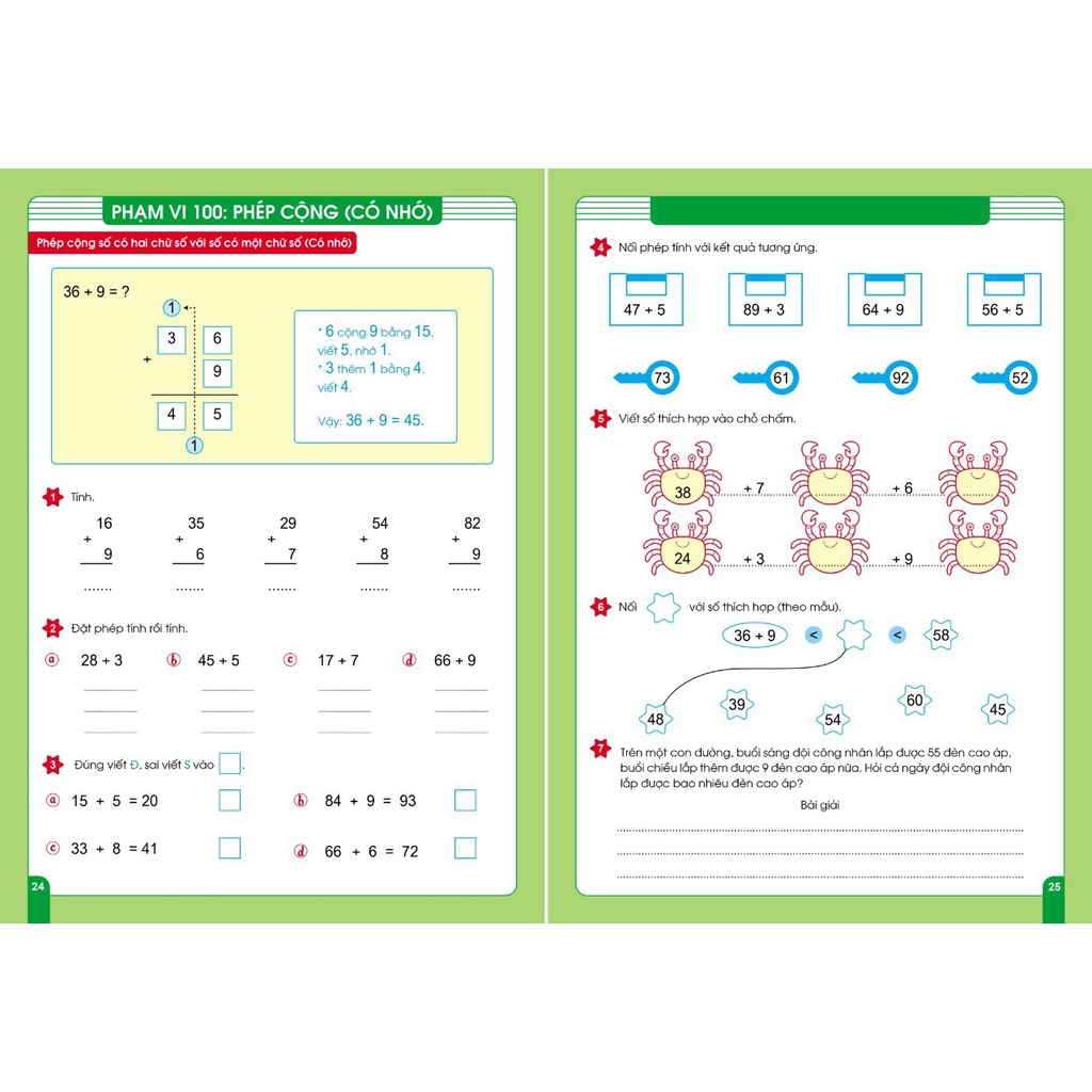 Sách - Rèn Kỹ Năng Cộng Trừ Trong Phạm Vi 100 - Bí quyết học giỏi cho trẻ 6-7 tuổi
