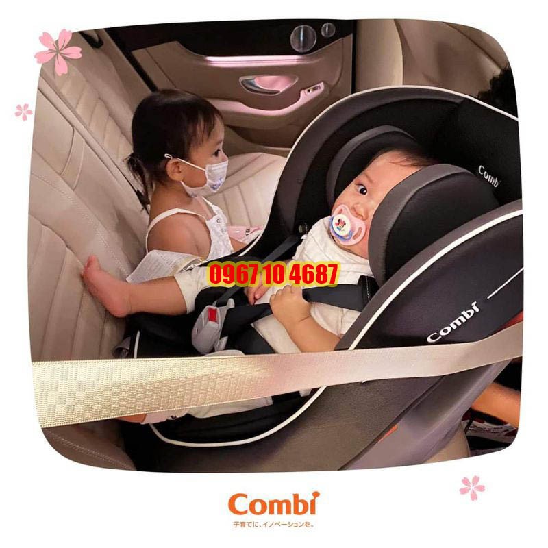 Ghế ngồi ô tô Combi Coccoro EG màu đen Combi Nhật Bản