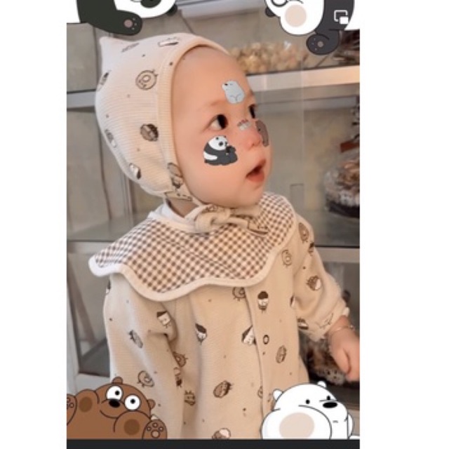 Body kèm mũ cho bé