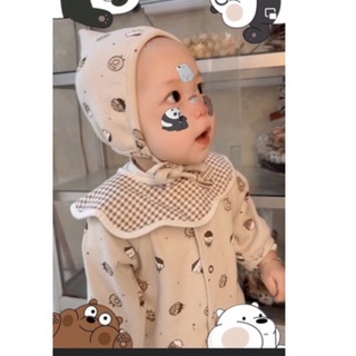 body kèm mũ cho bé(ảnh thật)