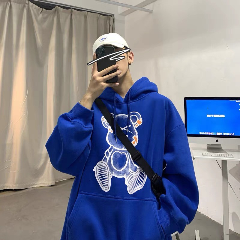 Mẫu Mới 2021) Áo Hoodie Gấu Sơn Có Mũ Nam Nữ Chất Nỉ Bông Dày Dặn Form Rộng Unisex- Áo Nỉ Nam Nữ Ulzzang Hoạ Tiết | BigBuy360 - bigbuy360.vn