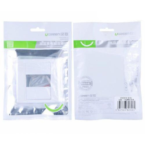 Mặt Nạ Âm Tường Vuông Cao Cấp Ugreen 20316 - Hàng Chính Hãng