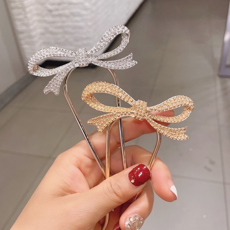 Trâm chữ u gắn nơ