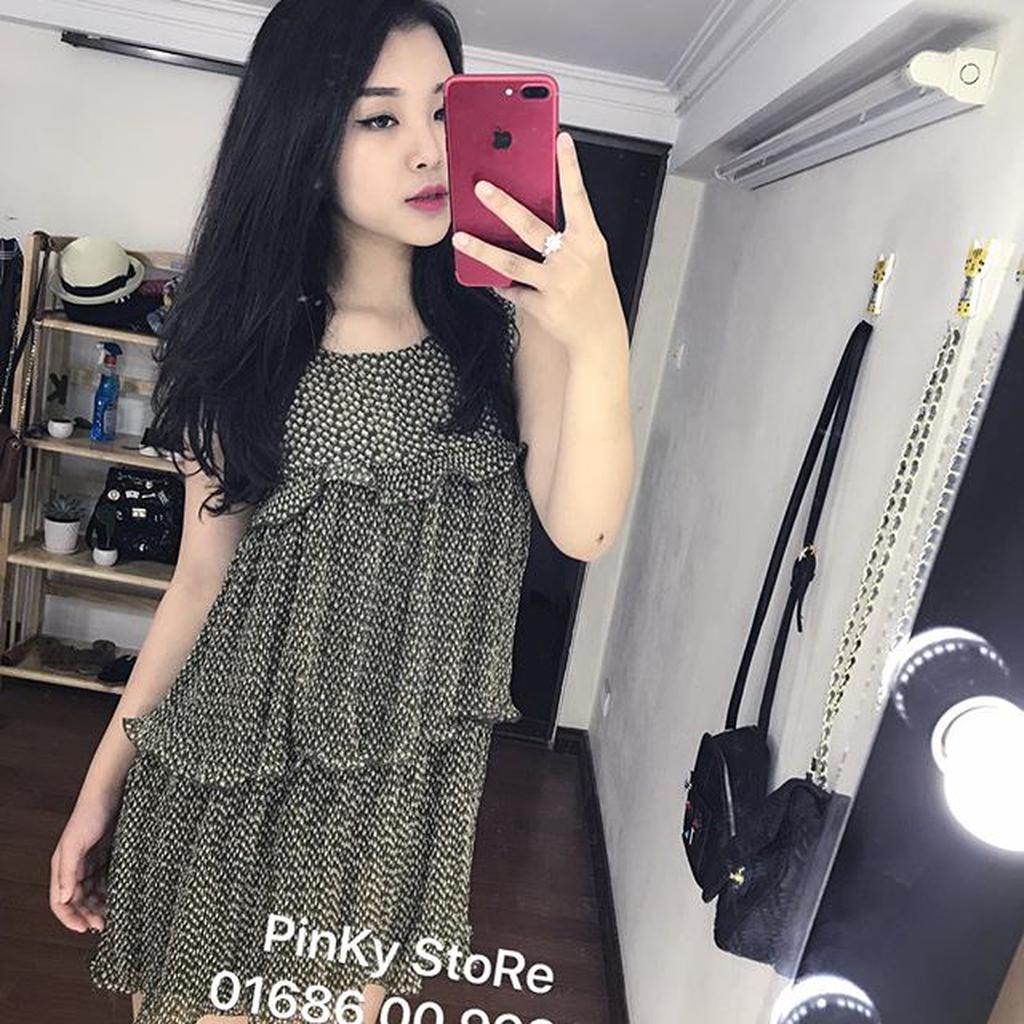 Váy voan 3 tầng