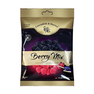 Kẹo trái cây Đức Vị Mâm Xôi Cavendish & Harvey dạng gói 100g