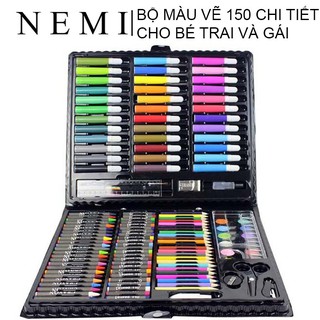 Combo 3 hộp Màu Vẽ 150 Chi Tiết Cho Bé NEMI - Bin2312