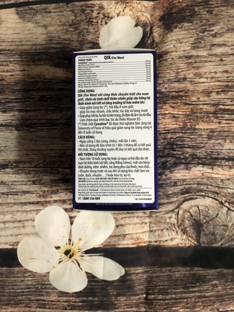 Qik hair for men viên uống giảm rụng, mọc tóc cho nam | BigBuy360 - bigbuy360.vn