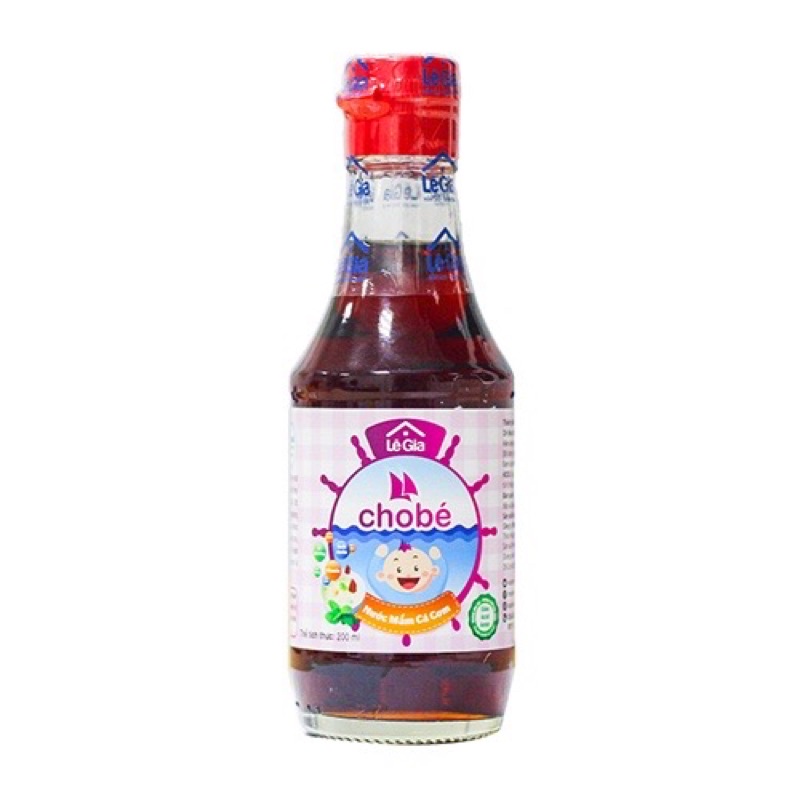 Nước Mắm Lê Gia Cho Bé Ăn Dặm Loại 60ml
