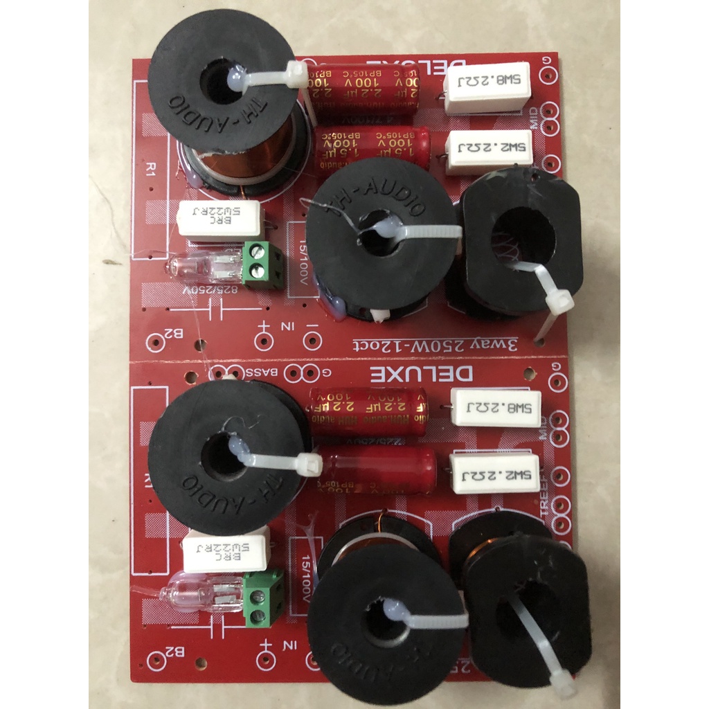 Mạch phân tần loa 1 bass 1 trung 1 treble