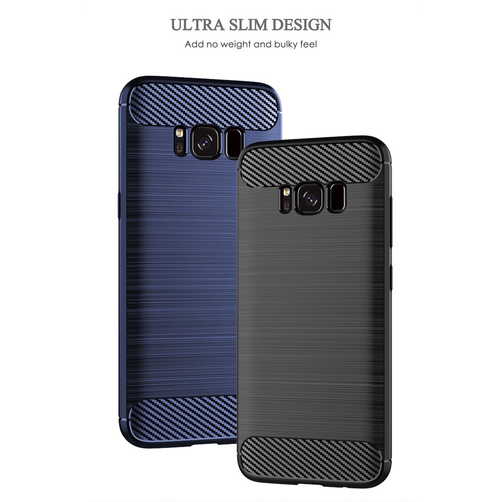 Ốp điện thoại TPU Silicon mềm chống rơi chống sốc cho Samsung Galaxy S8 / S8 Active / S