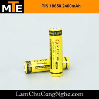 Mới! Pin 18650 2400mAh Đài Loan