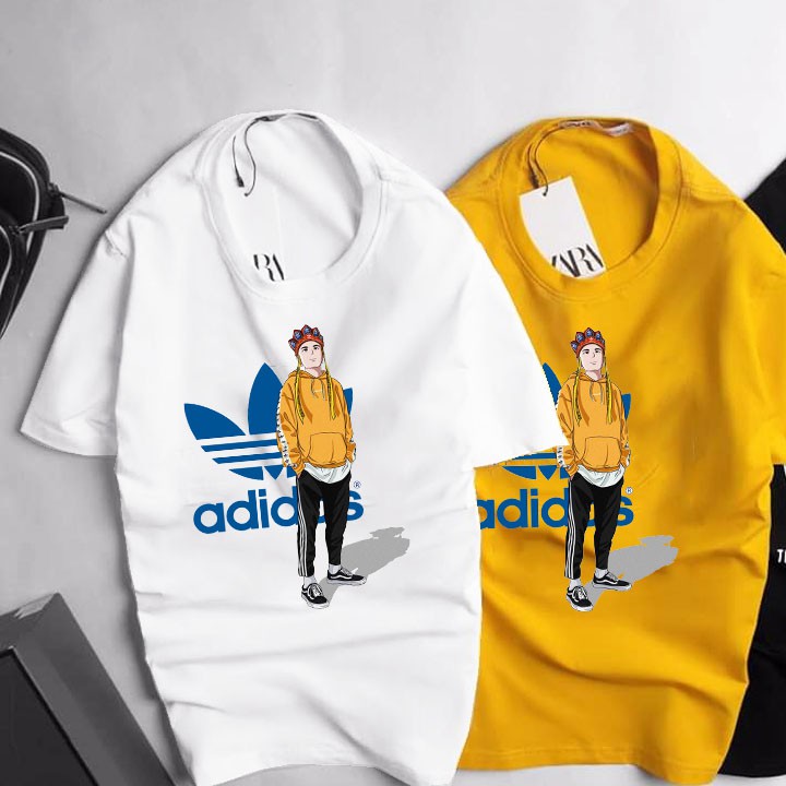 Áo thun Nam , nữ tay lỡ unisex áo phông tay ngắn cổ tròn form rộng oversize in họa tiết ulzzang abfit 1