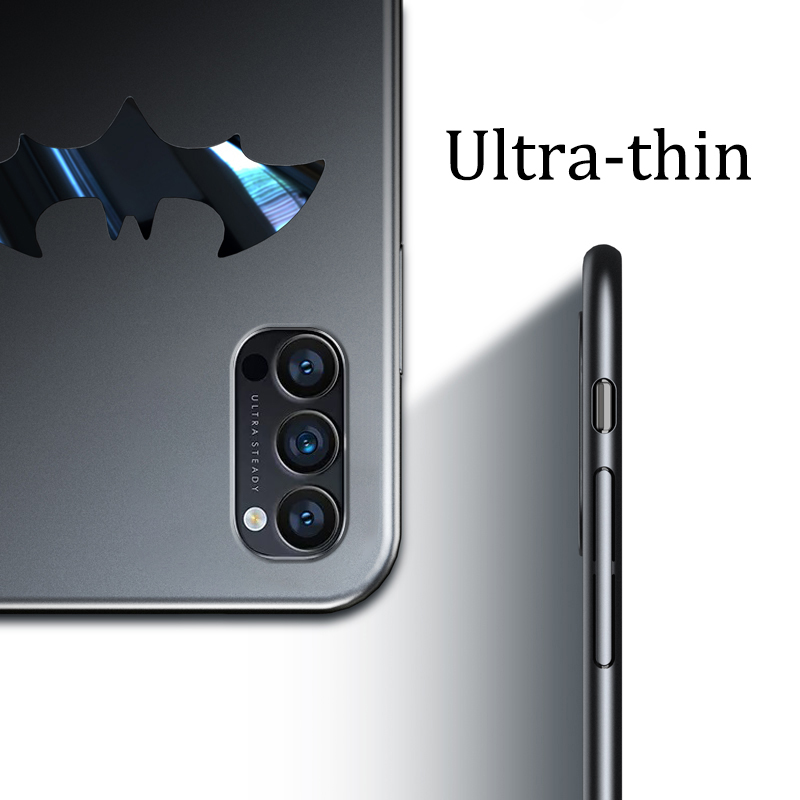 Ốp Điện Thoại Kim Loại Mỏng Mặt Nhám Chống Trượt Hình Dơi Cho OPPO Reno 4 Pro OPPO Reno 4