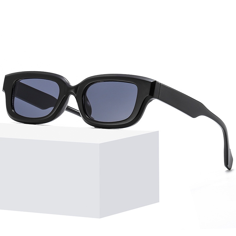 (JIUERBA) Kính Râm Hình Chữ Nhật Chống Tia UV Thời Trang Mùa Hè Phong Cách Retro