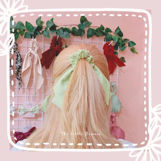 Cột tóc vải nơ đôi Petal Scrunchie