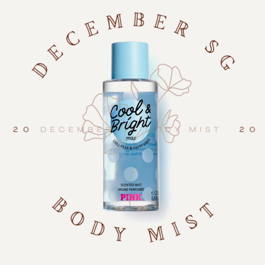 [Auth] Xịt thơm Body Mist Victoria's Secret - Cool & Bright 30ml/50ml/100ml +𝘿𝙚𝙘𝙚𝙢𝙗𝙚𝙧 𝙎𝙝𝙤𝙥+