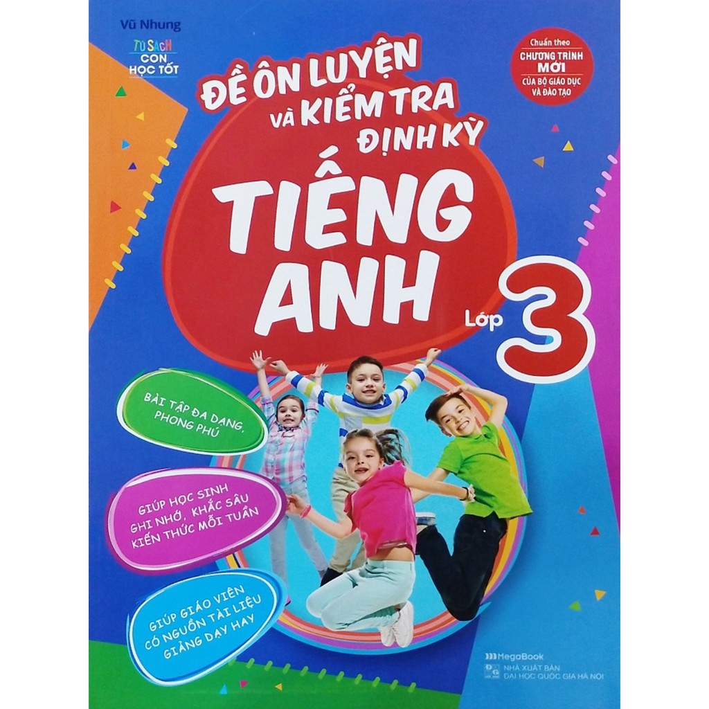 Sách - Đề ôn luyện và kiểm tra định kỳ Tiếng Anh lớp 3, 4, 5